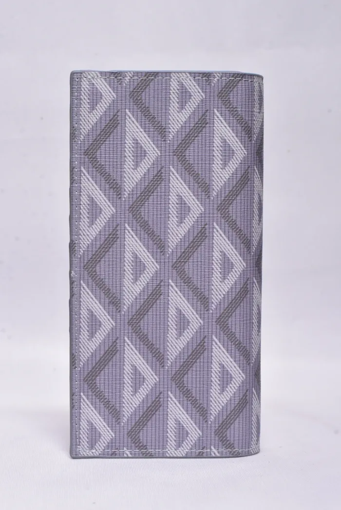 Dior Triangle Pattern Leather Long Wallet - Image 3