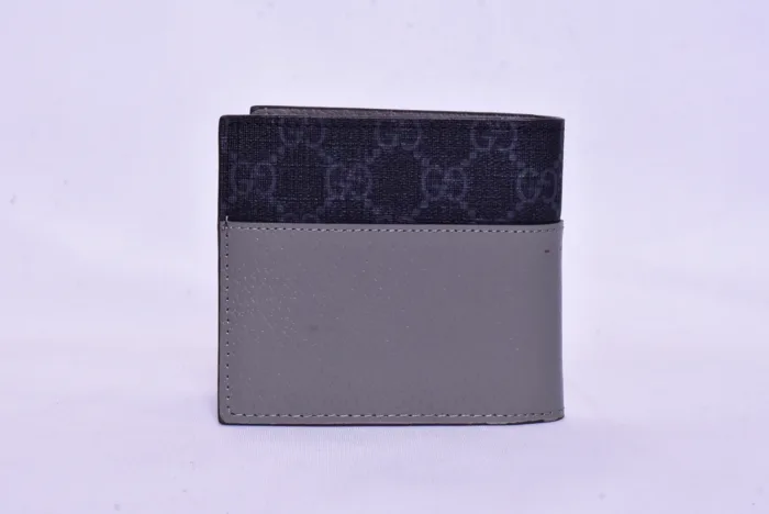 Gucci Grey GG Leather Wallet - Image 3