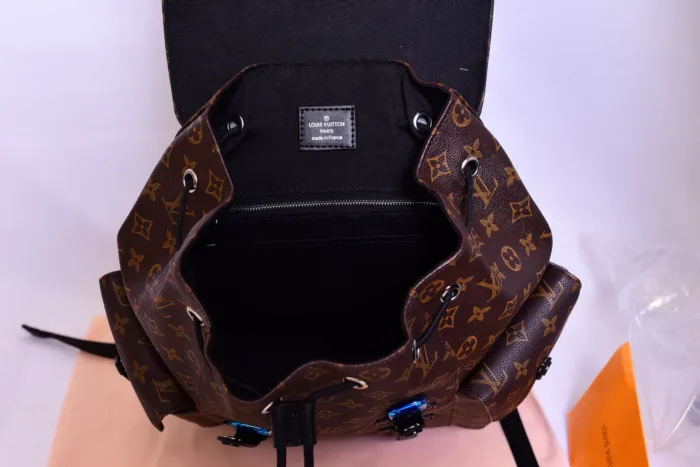 LV Brown Backpack Bag - Image 4