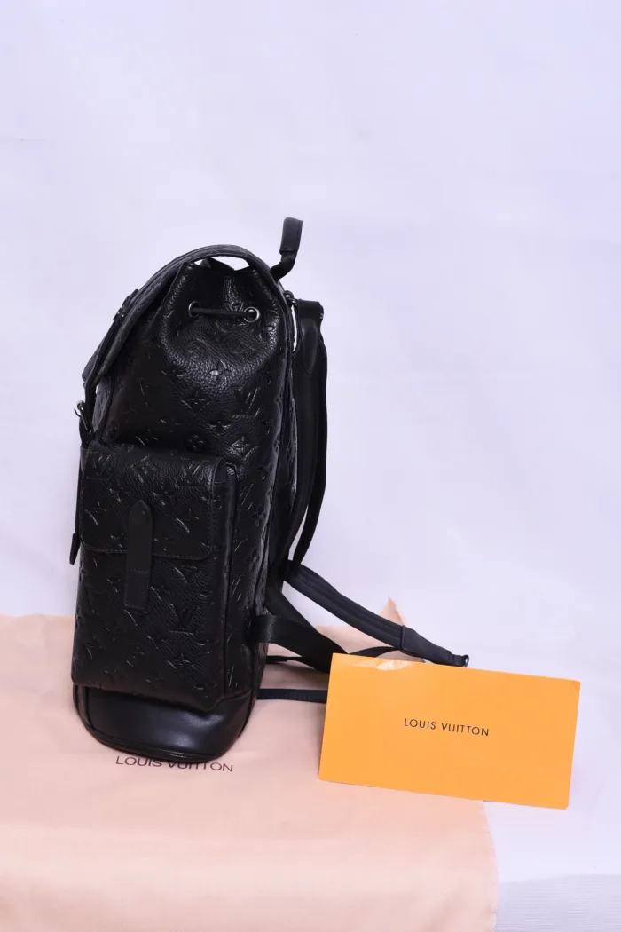LV Black Backpack Bag - Image 4