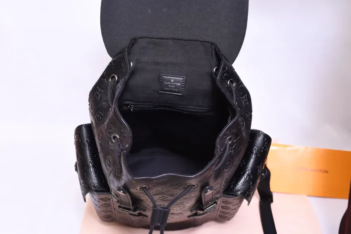 LV Black Backpack Bag - Image 2