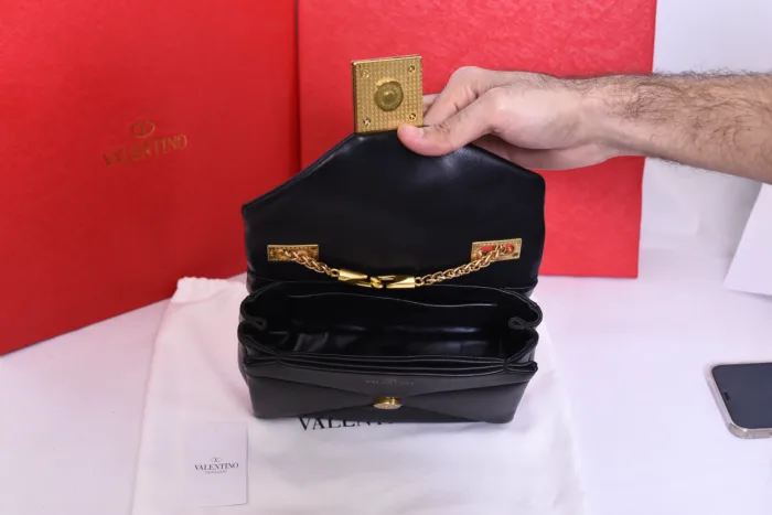 Valentino Logo Black Mini Bag - Image 2