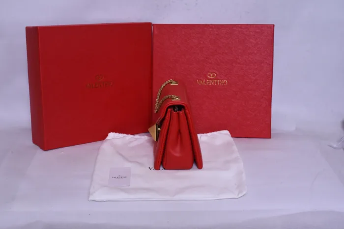 Valentino Logo Red Mini Bag - Image 3