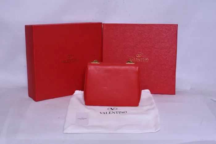 Valentino Logo Red Mini Bag - Image 2